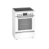 Cuisinière Vitrocéramique 63l 4 Feux Blanc – Hks79r220 – BOSCH 5