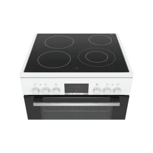 Cuisinière Vitrocéramique 66l 4 Feux Blanc – Hkr39i120 – BOSCH 13