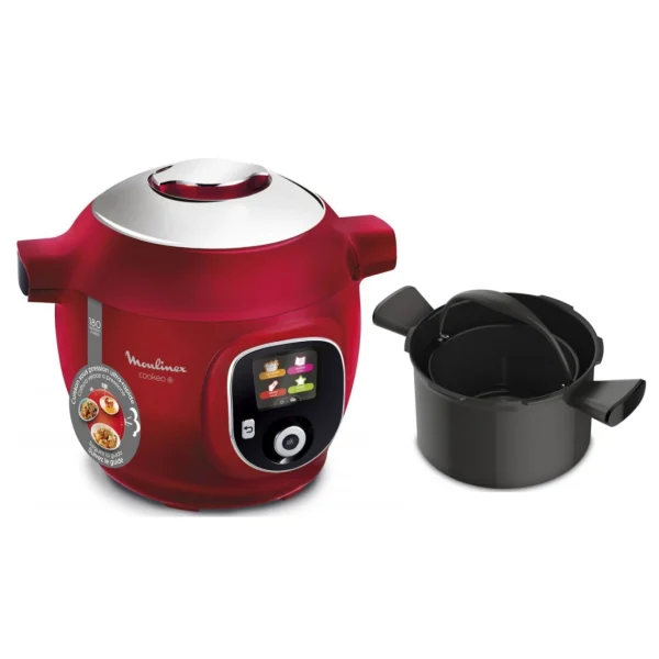 Moulinex Cookeo+ 180 Recettes CE85B510 – Rouge + Moule à Gâteaux Pour Cookeo … 1