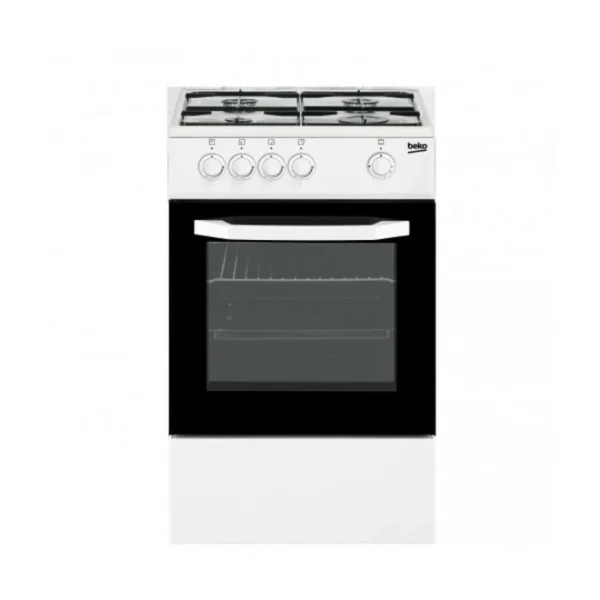 Cuisinière à Gaz BEKO CSG42010DWN 60 Cm Blanc (4 Feux à Gaz) 1