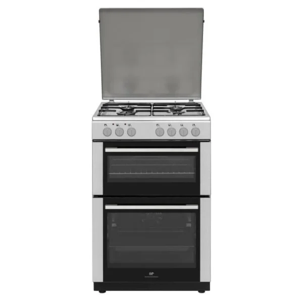 Cuisiniere Gaz CONTINENTAL EDISON CEDF6060IX1 – 4 Feux – Inox – L60 X… 1