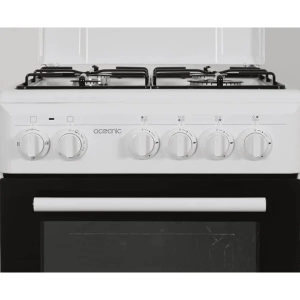 Cuisiniere Gaz OCEANIC OCEACG50GW – 4 Feux – L49,8 XP61 XH 86 Cm – Bla… 6