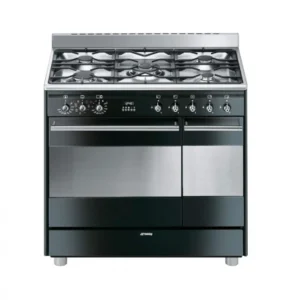 Cuisinière Gaz SMEG SCB92MN8 5 Foyers Double Fours 9