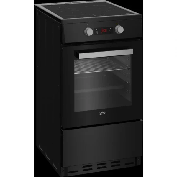 Cuisinière Induction BEKO FSE58301BC 3 Foyers Noir 1