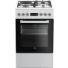 Cuisinière Mixte BEKO FSE53321DWCS 4 Foyers Blanc 11