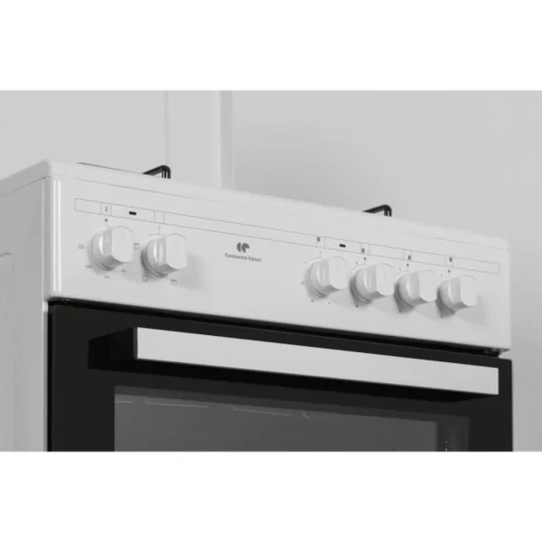 Cuisiniere Mixte CONTINENTAL EDISON CECM60FCW – 3 Feux Gaz + 1 électr… 5