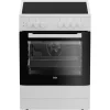 Cuisinière Vitrocéramique BEKO CUV6710B 4 Foyers 60 Cm Blanc 5