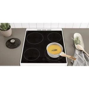 Cuisinière Vitrocéramique Électrique 61L INDESIT 50cm, IS5V4PHW/E 6