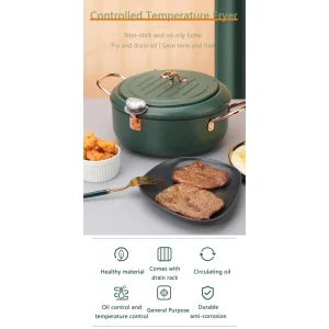 Universal Domestique Poêle à Cuisson Poêle à Frites Fabricant De Friteuses P… 15