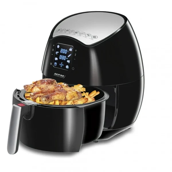 MPM Friteuse à Air Chaud Sans Huile, 4,5 Litres, 8 Programmes De Cuisson … 1