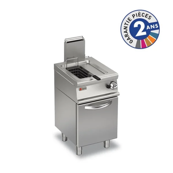 Friteuse à Gaz Sur Meuble – 10 L – 1 Cuve – 9,5 KW – Baron – X550xmm 1