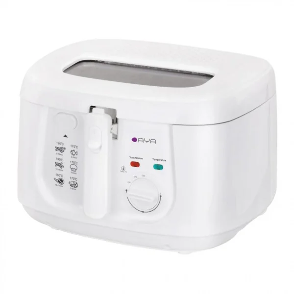 Friteuse AYA DF-165 Blanc Capacité 2,5L 3