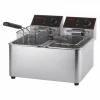 Friteuse Professionnelle à Poser Inox 2 X 8 Litres – Pujadas – 17