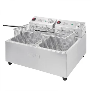 Buffalo Friteuse Professionnelle Electrique à Poser – 2 X 5 L – 2 X 2,8 KW -… 12