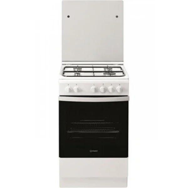 Gaziniere Indesit 50cm GAZ BLANC IS5G0PMW FR 1