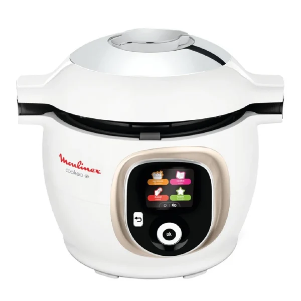 Moulinex Cookeo+ 150 Recettes Blanc Doré – CE851A10 1