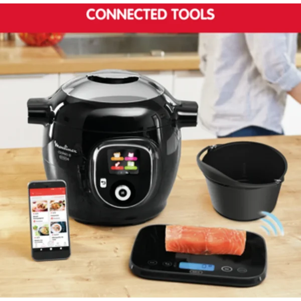 Moulinex Multicuiseur COOKEO+ Connect CE59800 Noir Avec Balance Connectée 7