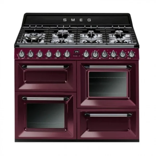 Piano De Cuisson SMEG TR4110RW1 7 Foyers Bordeaux 1