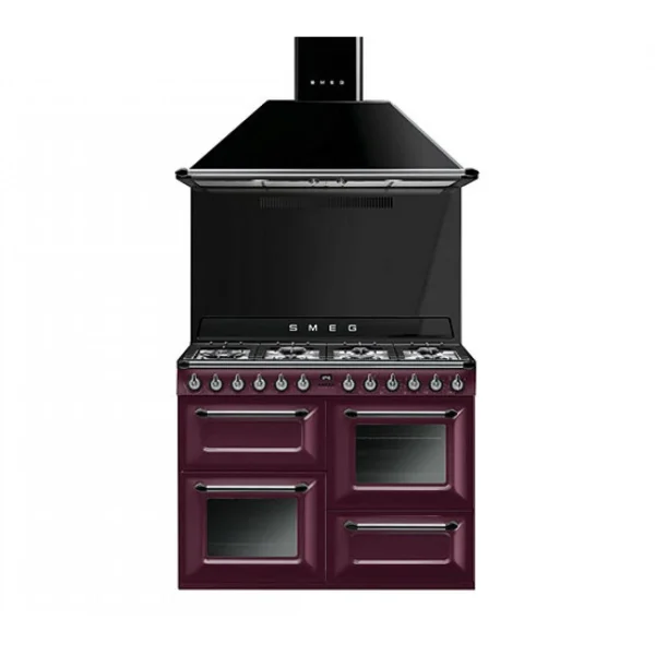 Piano De Cuisson SMEG TR4110RW1 7 Foyers Bordeaux 5