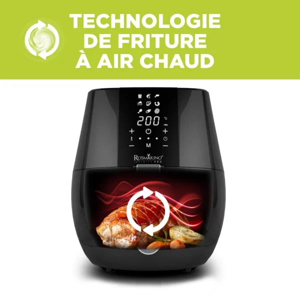 Shop Story SHOP-STORY – AIR FRYER PRO : Friteuse à Air Chaud Sans Huile Rosmarin… 4