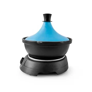 Tajine électrique Avec Pot En Terre Cuite 3l K-jine Bleu Kitchencook 9